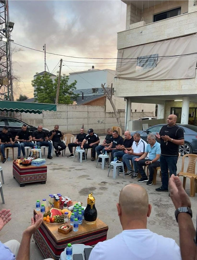 عقد راية الصلح بين عائلة عبد القادر من الطيبة وابو راس من عيلوط